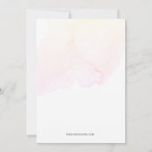 Trendy Eenvoudig Modern Zomer Cocktailparty Kaart (Achterkant)