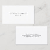 Trendy Eenvoudig Ontwerp Professionele Sjabloon Mo Visitekaartje (Voorkant / Achterkant)