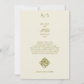 Trendy Eenvoudig Script Drie Fotogalerij QR CODE Save The Date (Achterkant)