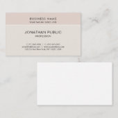 Trendy Eenvoudige Elegante Professionele Moderne V Visitekaartje (Voorkant / Achterkant)