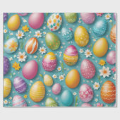 Trendy Eggs Pasen Collectie Cadeaupapier (Vlak)