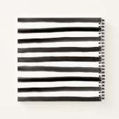 Trendy Eiffel Tower en Blush Pink Flowers | Parijs Notitieboek (Achterkant)