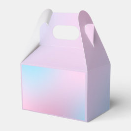 Trendy eigentijdse Blauwgroen roze blauwe feestart Bedankdoosjes