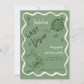 Trendy eigenzinnige golvende hand getrokken vrijge kaart (Voorkant)