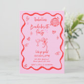 Trendy eigenzinnige golvende hand getrokken vrijge kaart (Staand voorkant)