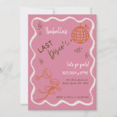 Trendy eigenzinnige golvende hand tekenen vrijgeze kaart (Voorkant)