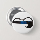 Trendy Electric Violin Ronde Button 5,7 Cm (Voorkant /achterkant)