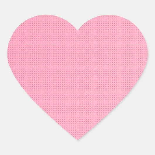 Trendy Elegant Blush Pink Custom Blank Sjabloon Hart Sticker (Voorkant)