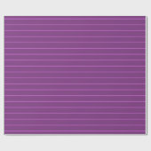 Trendy Elegant Brand Purple Template Stripes Cadeaupapier (Vlak)