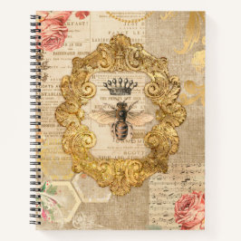 Trendy Elegant  Collage Queen Bee Notitieboek