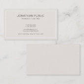 Trendy Elegant Color Clean Design Professional Visitekaartje (Voorkant / Achterkant)