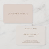 Trendy Elegant Color Professional Eenvoudige Sjabl Visitekaartje (Voorkant / Achterkant)