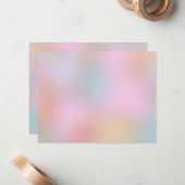 Trendy Elegant Colors Blank Sjabloon Abstract (Voorkant / Achterkant in situ)