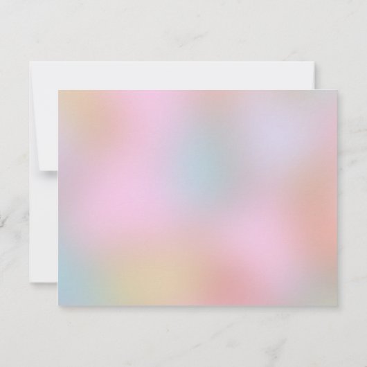 Trendy Elegant Colors Blank Sjabloon Abstract (Achterkant)