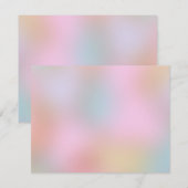 Trendy Elegant Colors Blank Sjabloon Abstract (Voorkant / Achterkant)