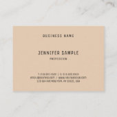 Trendy Elegant Colors Sjabloon Custom Professional Visitekaartje (Achterkant)