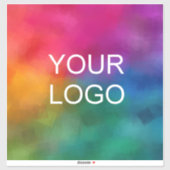 Trendy Elegant Custom Company Logo XL Sjabloon Sticker (Vel)