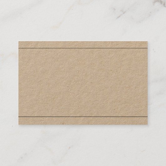 Trendy Elegant Design Modern Minimalist Plain Luxe Visitekaartje (Achterkant)