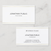 Trendy elegant design modern, stijlvol, gestreept visitekaartje (Voorkant / Achterkant)