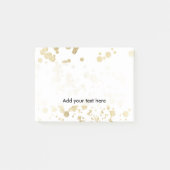Trendy elegant faux modern confetti patroon post-it® notes (Voorkant)