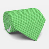 Trendy Elegant Geel Groen Sjabloon voor hem Haar Stropdas (Opgerold)