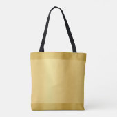 Trendy Elegant Glanzend Goud Modern Sjabloon Golde Tote Bag (Achterkant)