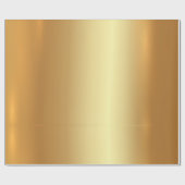 Trendy Elegant Gold Glamorous Template Gift Glossy Cadeaupapier (Vlak)