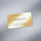 Trendy Elegant Gold Kijk Professional Sjabloon Magnetisch Visitekaartje (Voorbeeld)