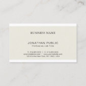 Trendy Elegant Gold Monogram Design Modern Luxe Visitekaartje (Achterkant)