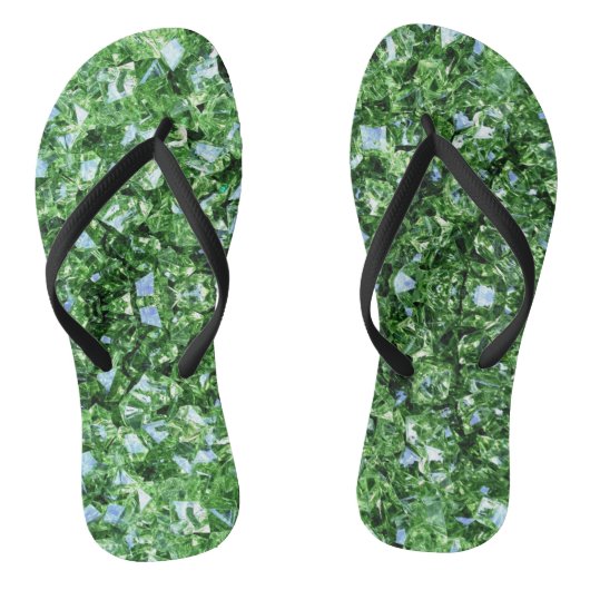 Trendy Elegant Green Stylish Feestdagen Teenslippers (Voetbed)