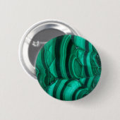 Trendy Elegant Groen Malachiet Crystal Stone Ronde Button 5,7 Cm (Voorkant /achterkant)
