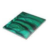 Trendy Elegant Groen Malachiet Crystal Stone Tegeltje (Zijkant)