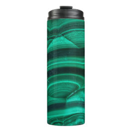 Trendy Elegant Groen Malachiet Crystal Stone Thermosbeker