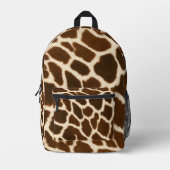 Trendy Elegant Koe Faux Leather Collectie Bedrukte Rugzak (Voorkant)