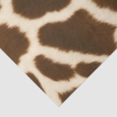 Trendy Elegant Koe Faux Leather Collectie Tissuepapier (Detail)