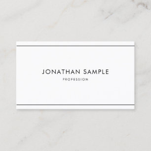 Trendy Elegant Minimal Modern Professional Simple Visitekaartje