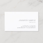 Trendy Elegant Minimalistics Design Professional Visitekaartje (Voorkant)