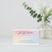 Trendy Elegant Modern Chic Design Professioneel Visitekaartje (Staand voorkant)