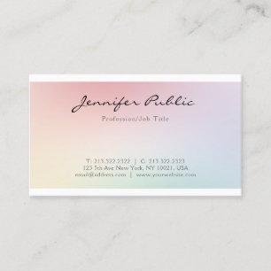 Trendy Elegant Modern Chic Design Professioneel Visitekaartje