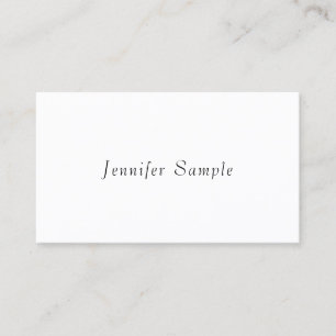 Trendy Elegant Modern Minimalist Design Sjabloon Visitekaartje