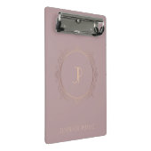 Trendy Elegant Modern Monogrammed Sjabloon Mini Klembord (Schuin)