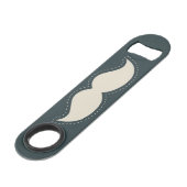 Trendy Elegant Mustache Persoonlijk Speed Flessenopener (Achterkant Gekanteld)