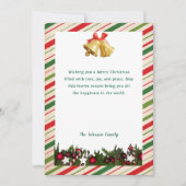 Trendy Elegant Niet foto Vrolijk Kerstmis Feestdagenkaart (Voorkant)