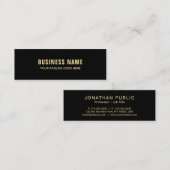 Trendy Elegant Plain Modern Simple Design Luxe Mini Visitekaartje (Voorkant / Achterkant)
