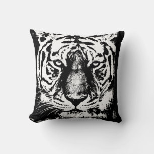 Trendy Elegant Pop Art Tiger Head Moderne Sjabloon Kussen