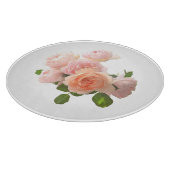 Trendy Elegant Rozen Moderne Design Sjabloon Snijplank (Hoek)