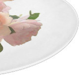 Trendy Elegant Rozen Moderne Design Sjabloon Snijplank (Hoek)