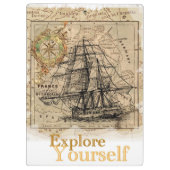 Trendy Elegant Self Improvement Quote Motivatie Klembord (Achterkant)