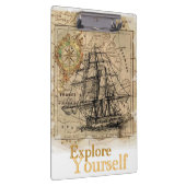 Trendy Elegant Self Improvement Quote Motivatie Klembord (Rechts)