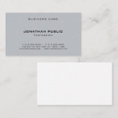 Trendy Elegant Simple Sjabloon Professional Modern Visitekaartje (Voorkant / Achterkant)